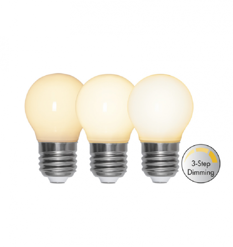 LED-Lampa E27 G45 Opaque 3-step i gruppen Ljuskllor hos Calixter AB (375-82)